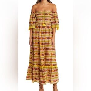 NWT Anthropology Barok Paris‎ Puff Sleeve Dress size Small $199